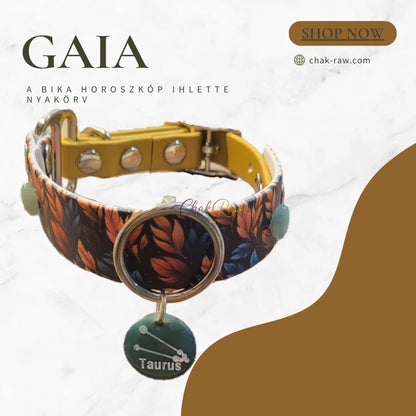 Gaia - collar inspired by the Taurus horoscope (04.21-05.20)