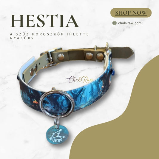 Hestia – Das von der Jungfrau inspirierte BioThane®-Halsband (23.08. – 22.09.)