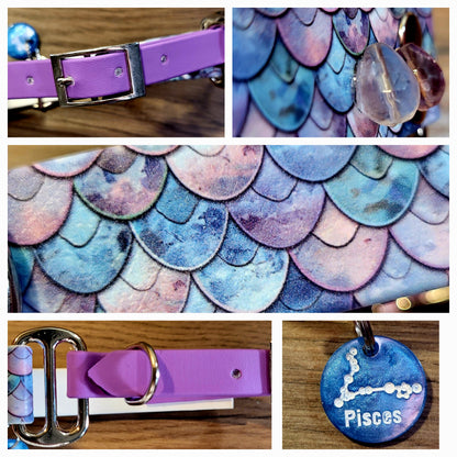 Poseidon - collar inspired by the Pisces horoscope (02.19-03.20)